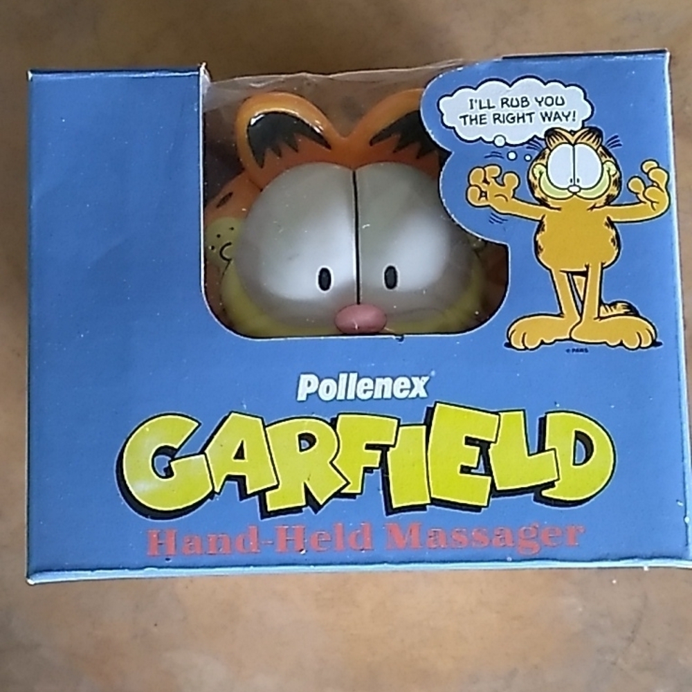 Vintage Garfield Hand Held Massager nib